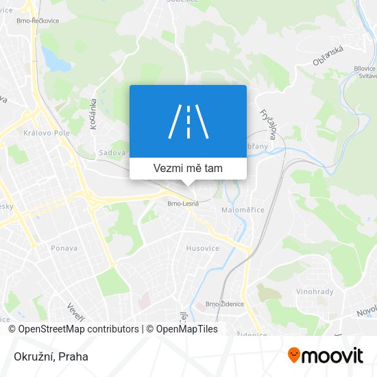 Okružní mapa