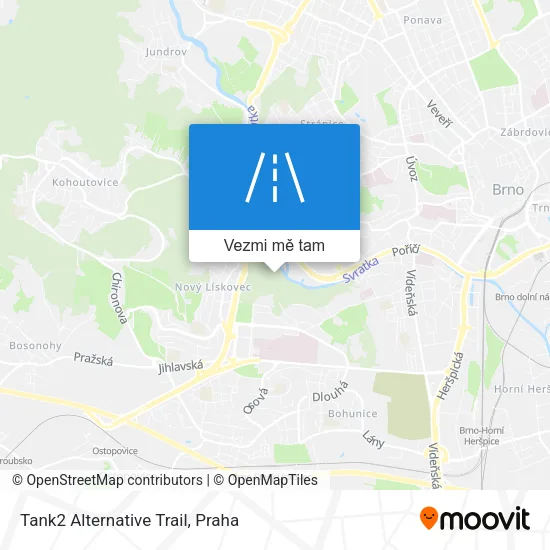 Tank2 Alternative Trail mapa