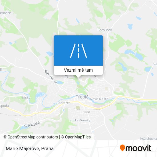 Marie Majerové mapa