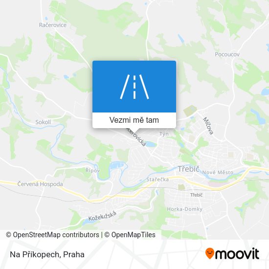 Na Příkopech mapa