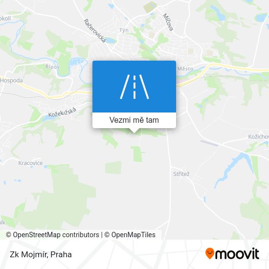 Zk Mojmír mapa