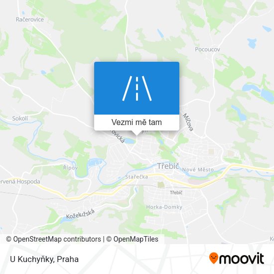U Kuchyňky mapa