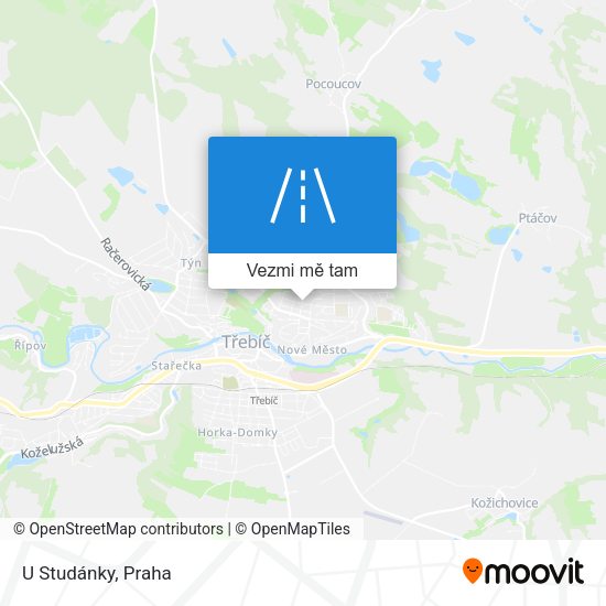 U Studánky mapa