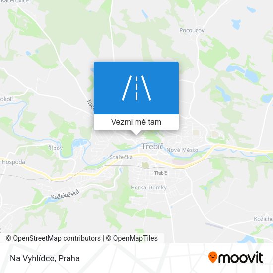 Na Vyhlídce mapa