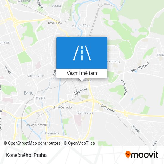 Konečného mapa