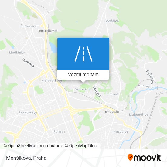 Menšíkova mapa