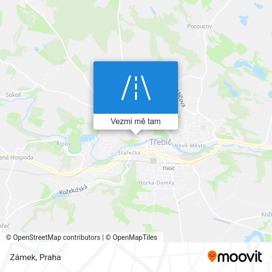 Zámek mapa