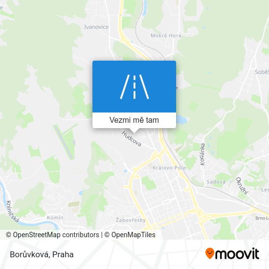 Borůvková mapa