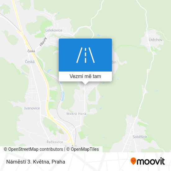 Náměstí 3. Května mapa
