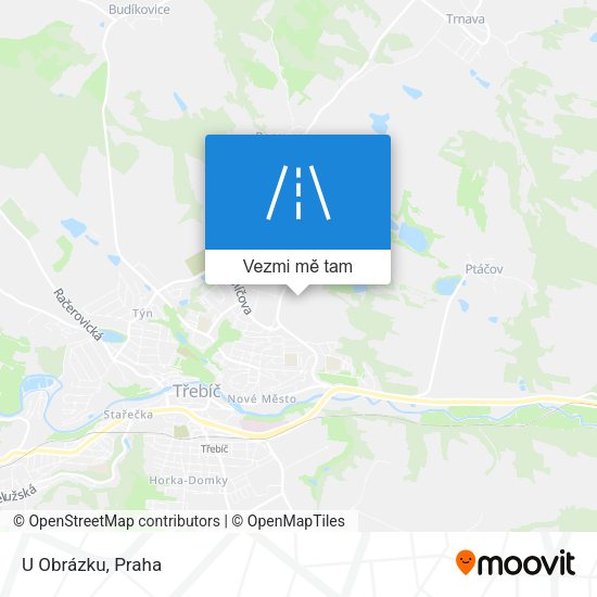 U Obrázku mapa