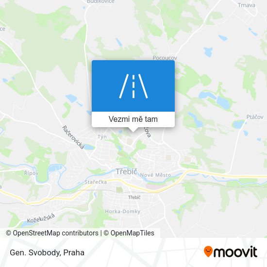 Gen. Svobody mapa