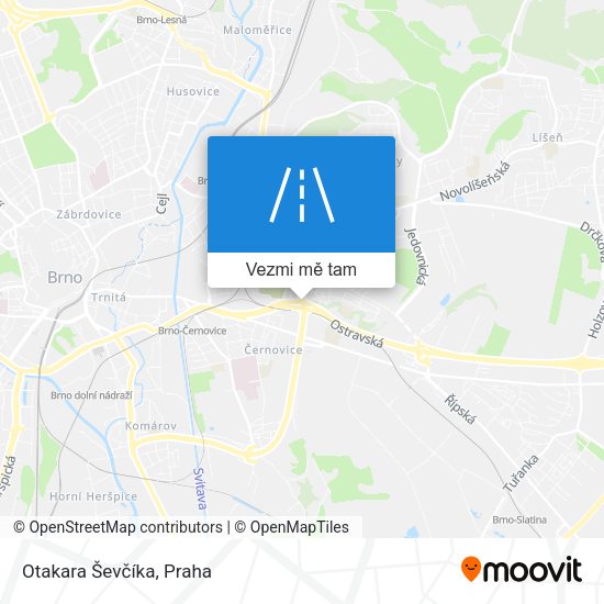 Otakara Ševčíka mapa