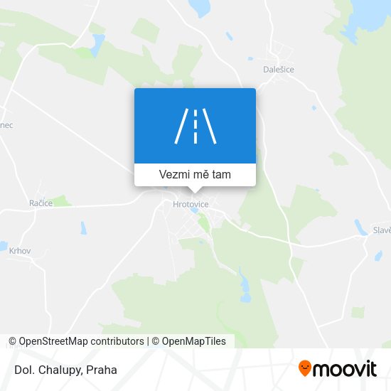 Dol. Chalupy mapa