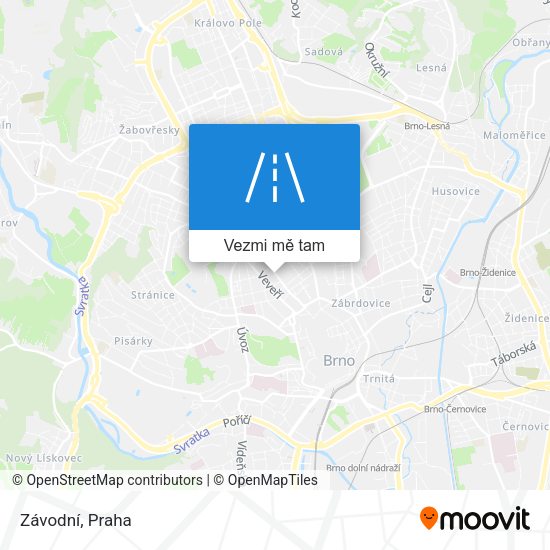 Závodní mapa