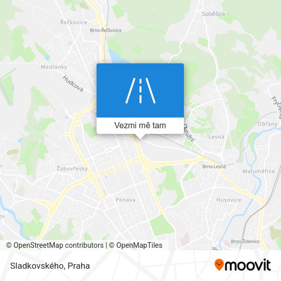 Sladkovského mapa