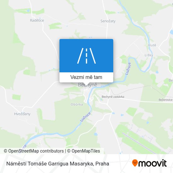 Náměstí Tomáše Garrigua Masaryka mapa