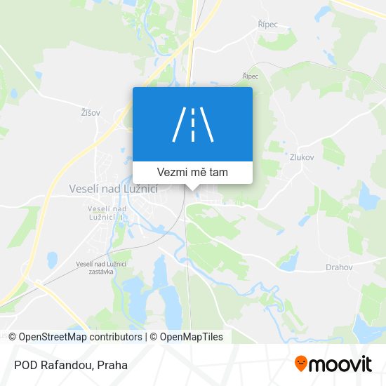 POD Rafandou mapa