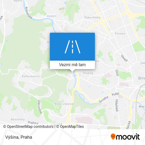 Výšina mapa