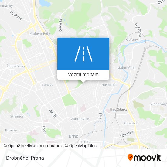 Drobného mapa