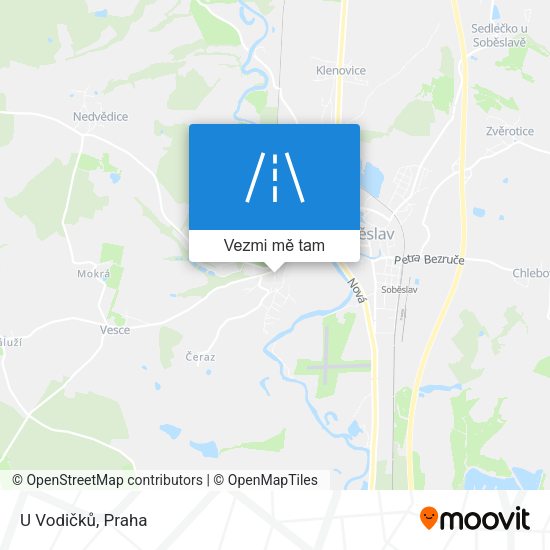 U Vodičků mapa