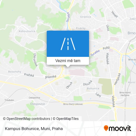 Kampus Bohunice, Muni mapa