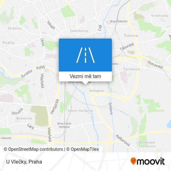 U Vlečky mapa
