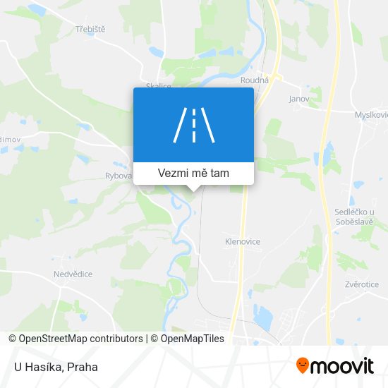 U Hasíka mapa