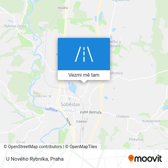 U Nového Rybníka mapa