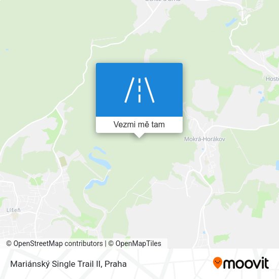 Mariánský Single Trail II mapa