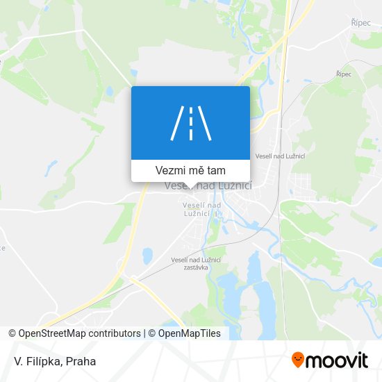 V. Filípka mapa