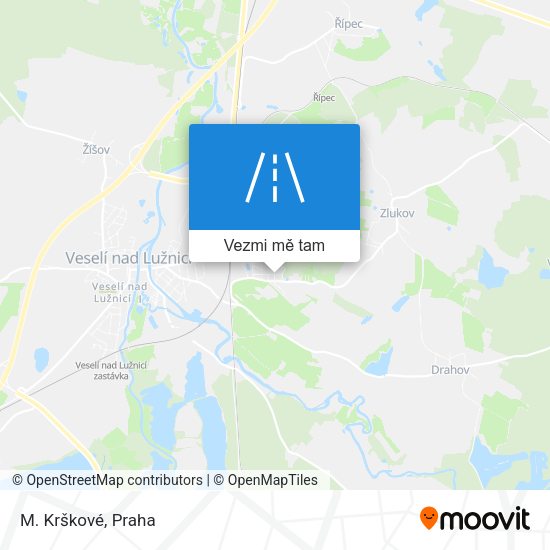 M. Krškové mapa