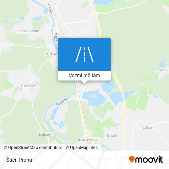 Štičí mapa