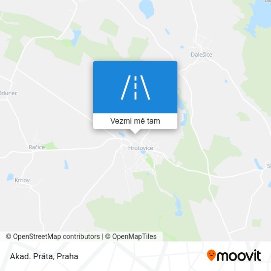 Akad. Práta mapa
