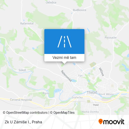 Zk U Zámiše I. mapa