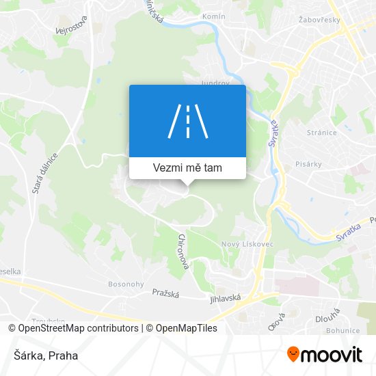 Šárka mapa