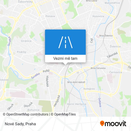 Nové Sady mapa