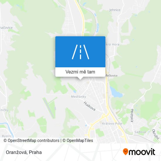 Oranžová mapa