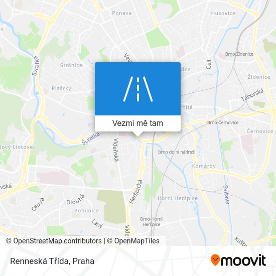 Renneská Třída mapa