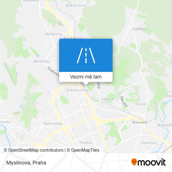 Myslínova mapa