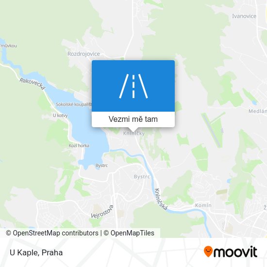 U Kaple mapa