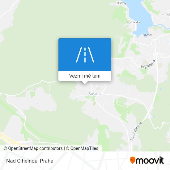 Nad Cihelnou mapa