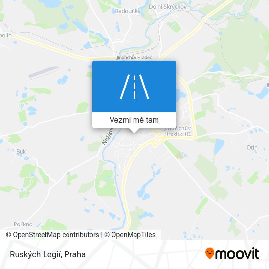 Ruských Legií mapa