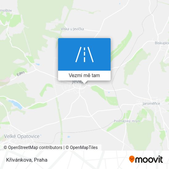Křivánkova mapa