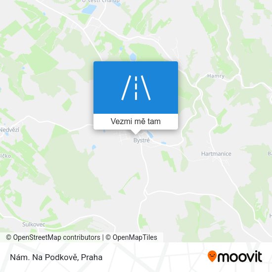Nám. Na Podkově mapa