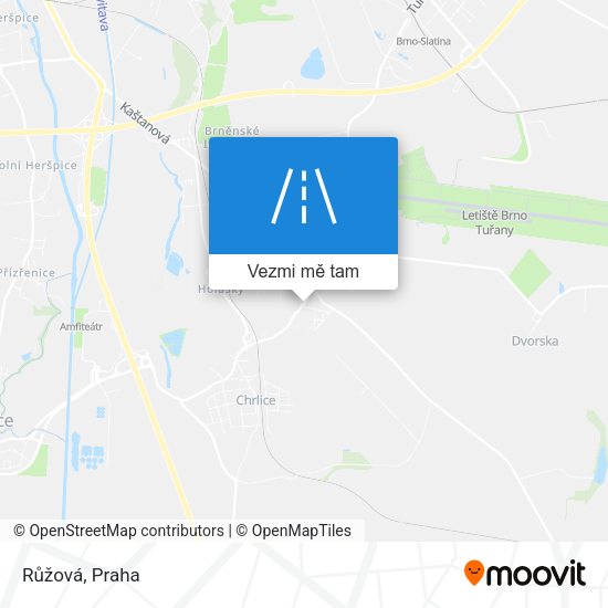 Růžová mapa