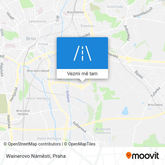 Wainerovo Náměstí mapa