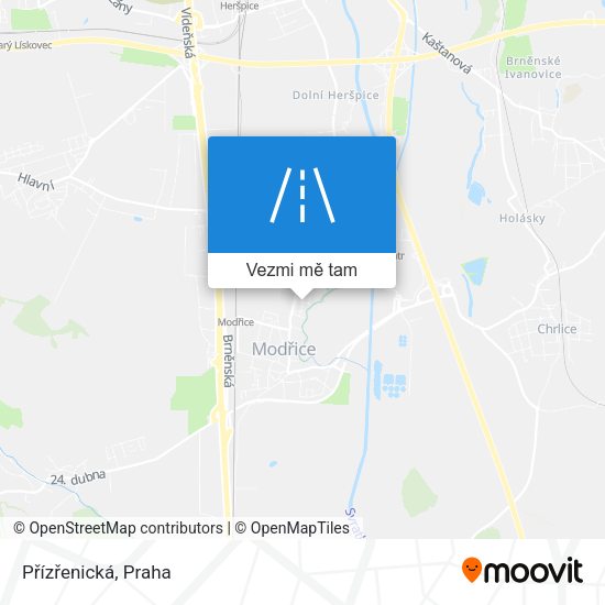Přízřenická mapa