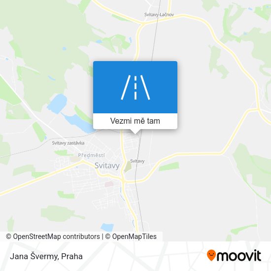 Jana Švermy mapa