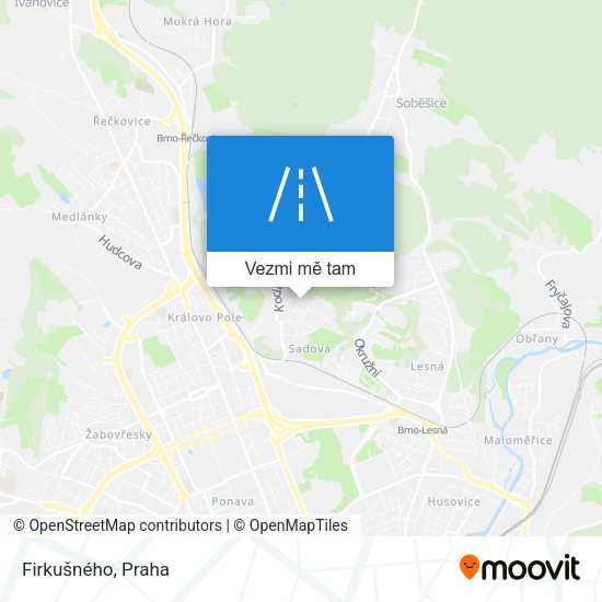 Firkušného mapa