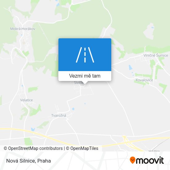 Nová Silnice mapa